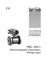 Omega FMG-410, FMG-430 Series Owner's manual
