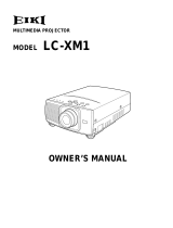 Eiki LC-XM1 User manual