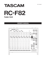 Tascam RC-F82 User manual