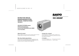 Sanyo VCC-ZM400P User manual