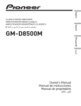 Pioneer GM-D8500M User manual