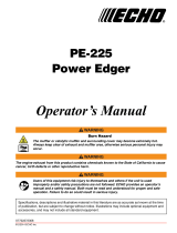 Echo PE-225 User manual