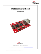 Wiznet WIZ105SR-EVB User manual