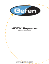 Gefen HDTV Repeater Owner's manual