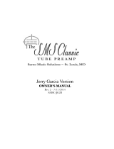 Sarno Music Solutions SMS Classic Jerry Garcia Version Owner's manual
