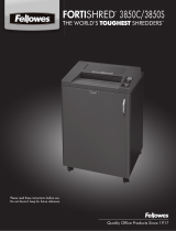 Fellowes 3850C Owner's manual