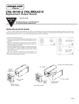 Omega CN6-48100 & CN6-RBDLA210 Owner's manual