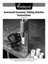 Eastwood Tubing Bender Tube Notcher & Hole Saw Kit Operating instructions