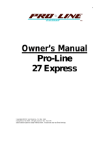 Pro-Line Boats 2004 27 Walk Owner's manual