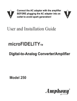 Amphony microFIDELITY 250 User manual