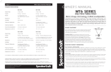 SpeakerCraft MT6 ONE Owner's manual