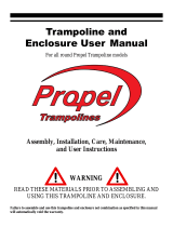 Propel Trampolines PTSA15-108 User manual