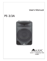 Alto PS 3 User manual