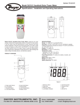 Dwyer SLR-01 User manual