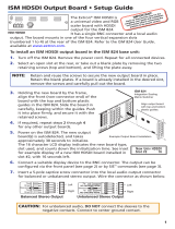 Extron ISM HDSDI User manual