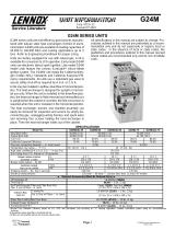 Lennox G24M SERIES Unit Information