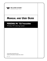 Williams Sound PPA 375 User manual