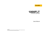 Fluke 1000FLT Fluorescent Light Tester User manual