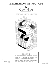 Kozyheat Masonry Owner's manual