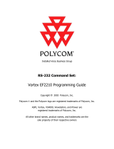 Polycom Vortex EF2210 Programming Guide