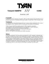 Tyan TEMPEST I5000PW User manual