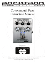 Rocktron ​Cottonmouth Fuzz Owner's manual