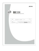 EAW DX1208 Owner's manual