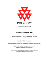 Polycom Vortex EF2201 Command List
