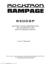 Rocktron Rampage R50 DSP Owner's manual