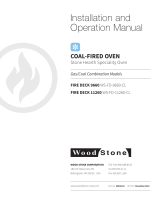 Wood Stone WS-FD-11260-R-IR-CL Operating instructions