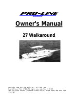 Pro-Line Boats 27 Walkaround Owner's manual