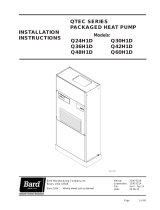Bard Q36H1D Installation Instructions Manual