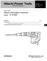Hitachi H 41SD User manual