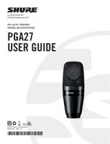 Shure PGA27 User manual