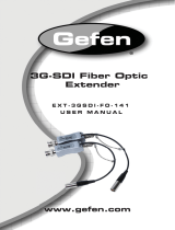 Gefen EXT-3GSDI-FO-141 Owner's manual