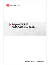 Polycom 5040 User manual
