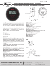 Dwyer Series DM-2000 User manual