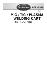 Eastwood MIG 250 AMP Welder Plasma Cut 60 and Cart Operating instructions