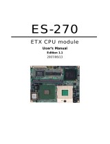 Commell ES-270E User manual
