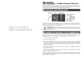 Tower Hobbies System 2.4 6-Channel 2.4GHz Receiver  User manual