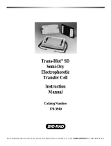 BIO RAD Trans-Blot SD User manual