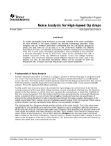 Texas Instruments Noise Analysis for High Speed Op Amps (Rev. A) Application Note