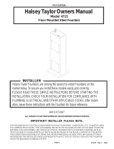 Halsey Taylor 4715_FTN Owner's manual