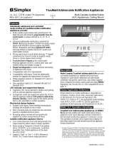 Simplex TrueAlert 4906-9228 Operating instructions