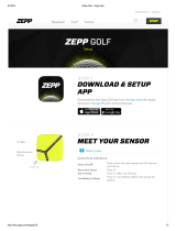 Sharper Image Zepp Golf Swing Analyzer Owner's manual