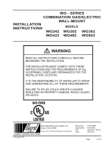 Bard WG602-B Installation Instructions Manual