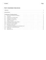 Duerkopp Adler 739 Installation guide