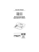 Omega PHB-212 and PHB-213 Owner's manual
