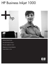 HP BUSINESS INKJET 1000 PRINTER Quick start guide