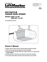 Chamberlain LiftMaster 3280 User manual